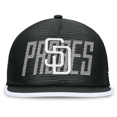 San Diego Padres Let's Glow Line Drive Snapback Hat - Black