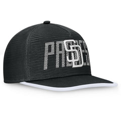 San Diego Padres Let's Glow Line Drive Snapback Hat - Black