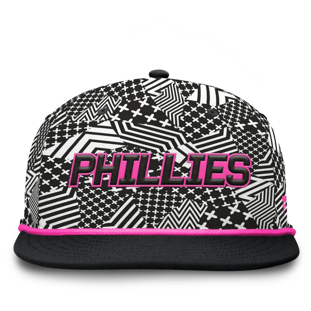 Philadelphia Phillies Let's Glow Moon Shot Snapback Hat - Black