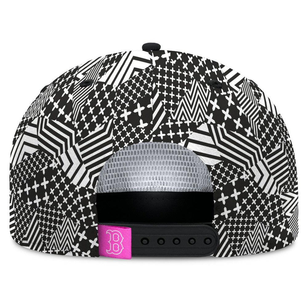 Boston Red Sox Let's Glow Moon Shot Snapback Hat - Black