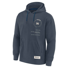 Philadelphia 76ers Future Ground Info Elements Premium Pullover Hoodie - Blue | Fanatics for sale