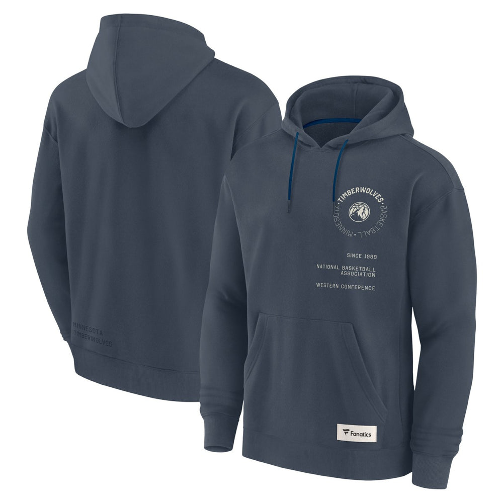 Minnesota Timberwolves Future Ground Info Elements Premium Pullover Hoodie - Blue | Fanatics discount
