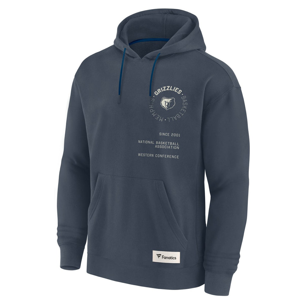 Memphis Grizzlies Future Ground Info Elements Premium Pullover Hoodie - Blue | Fanatics outlet