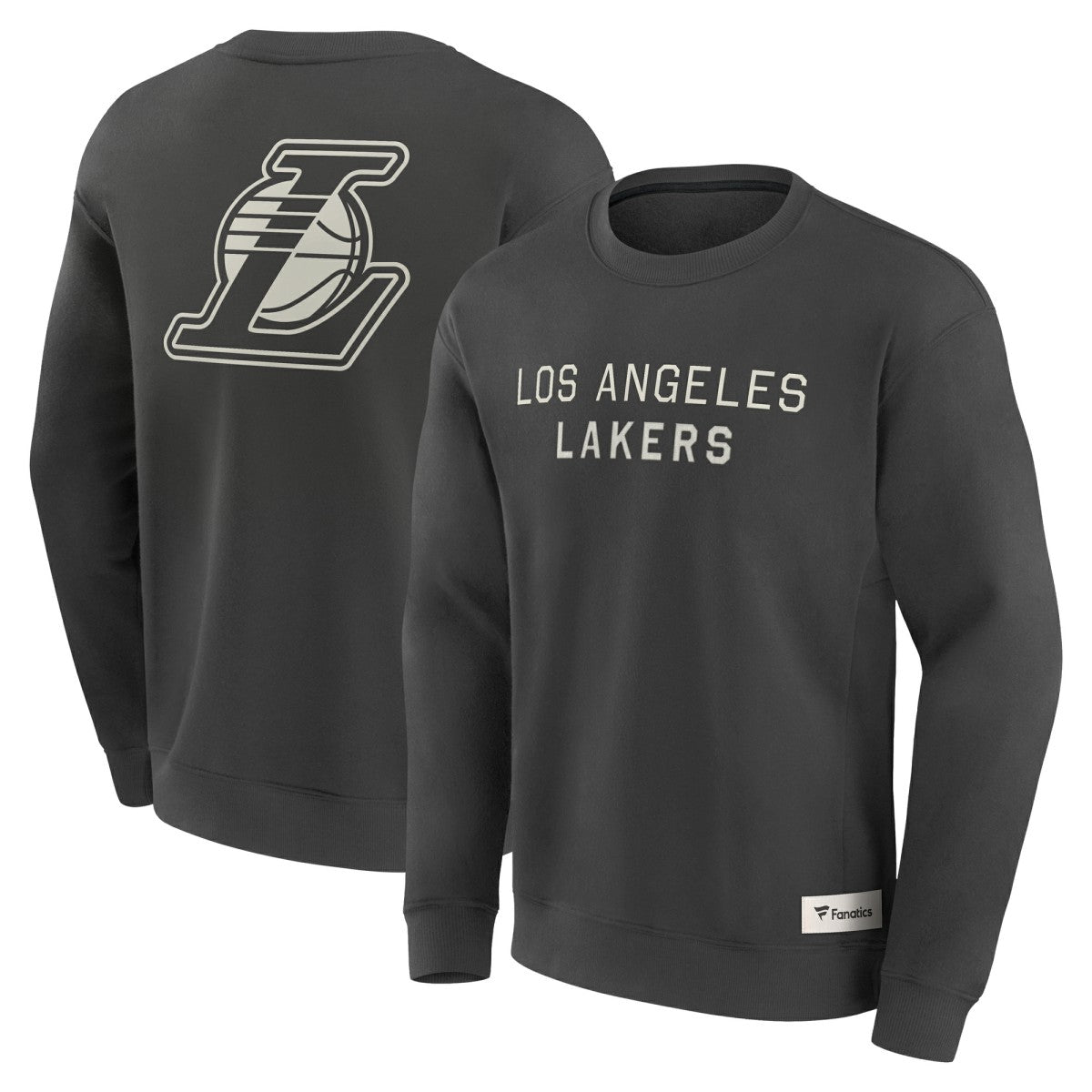 Los Angeles Lakers Elements Future Ground Lettering Pullover Sweatshirt - Gray | Fanatics discount