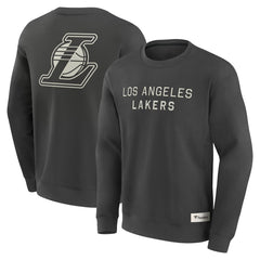 Los Angeles Lakers Elements Future Ground Lettering Pullover Sweatshirt - Gray | Fanatics discount