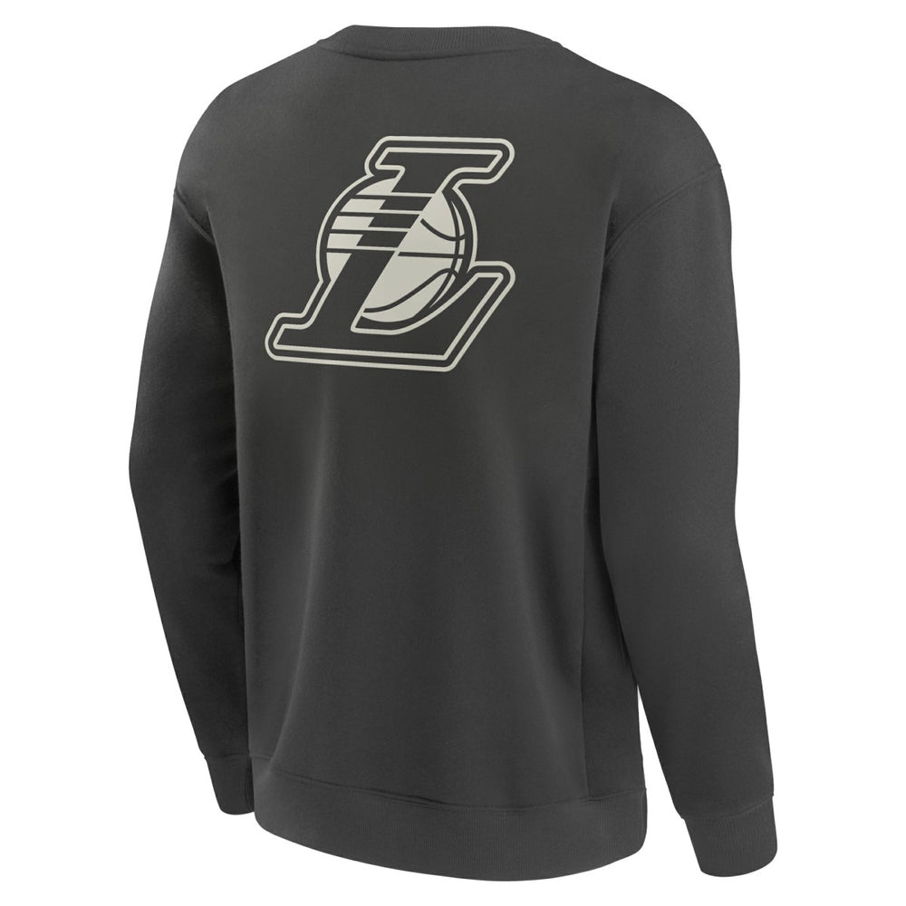 Los Angeles Lakers Elements Future Ground Lettering Pullover Sweatshirt - Gray | Fanatics discount