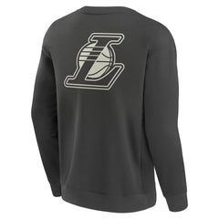 Los Angeles Lakers Elements Future Ground Lettering Pullover Sweatshirt - Gray | Fanatics discount