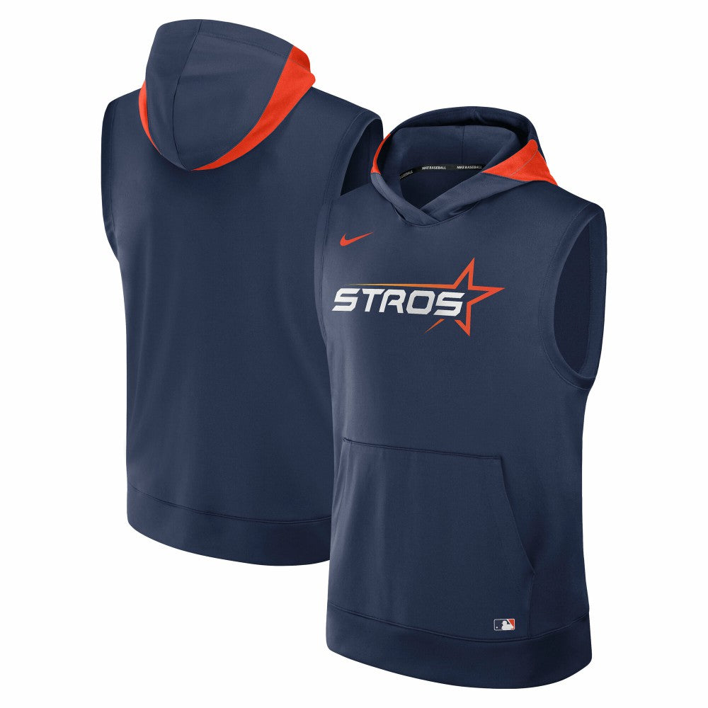 Houston Astros 2025 City Connect Authentic Collection Dri-FIT Sleeveless Hoodie - Navy | Nike