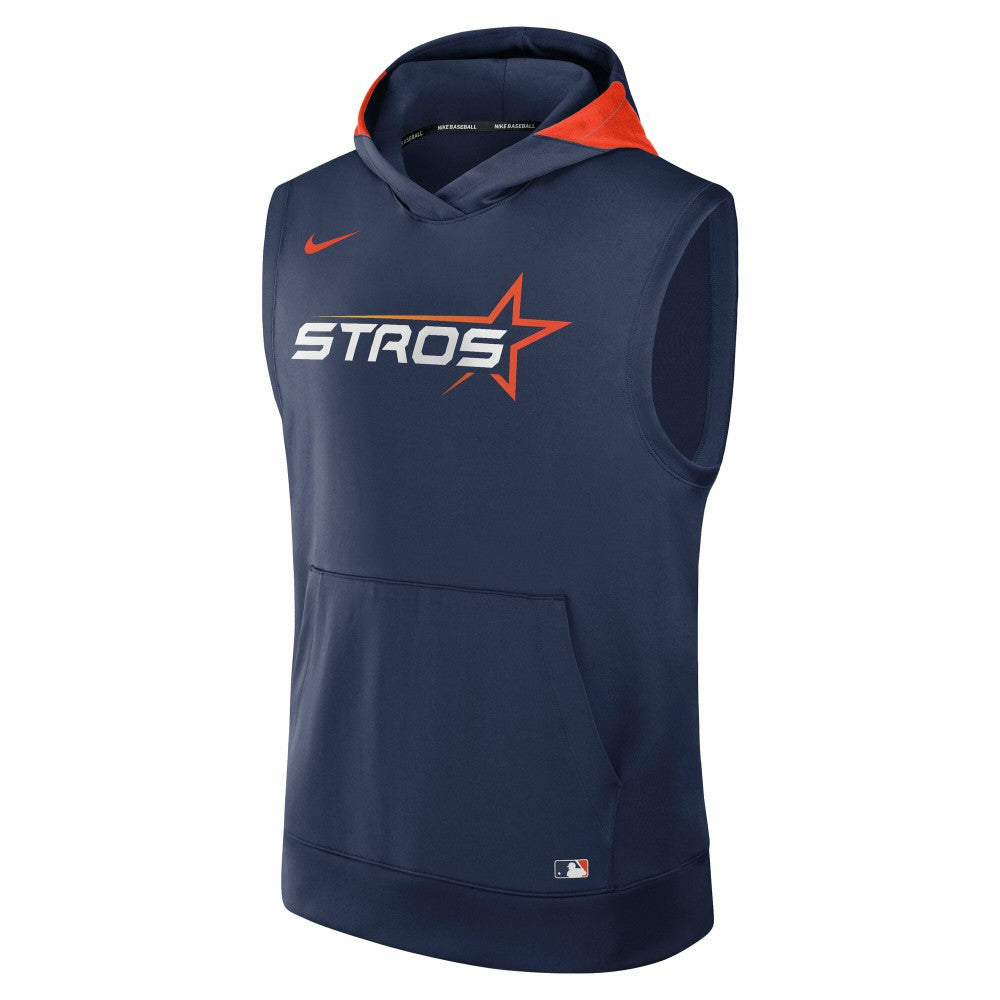 Houston Astros 2025 City Connect Authentic Collection Dri-FIT Sleeveless Hoodie - Navy | Nike