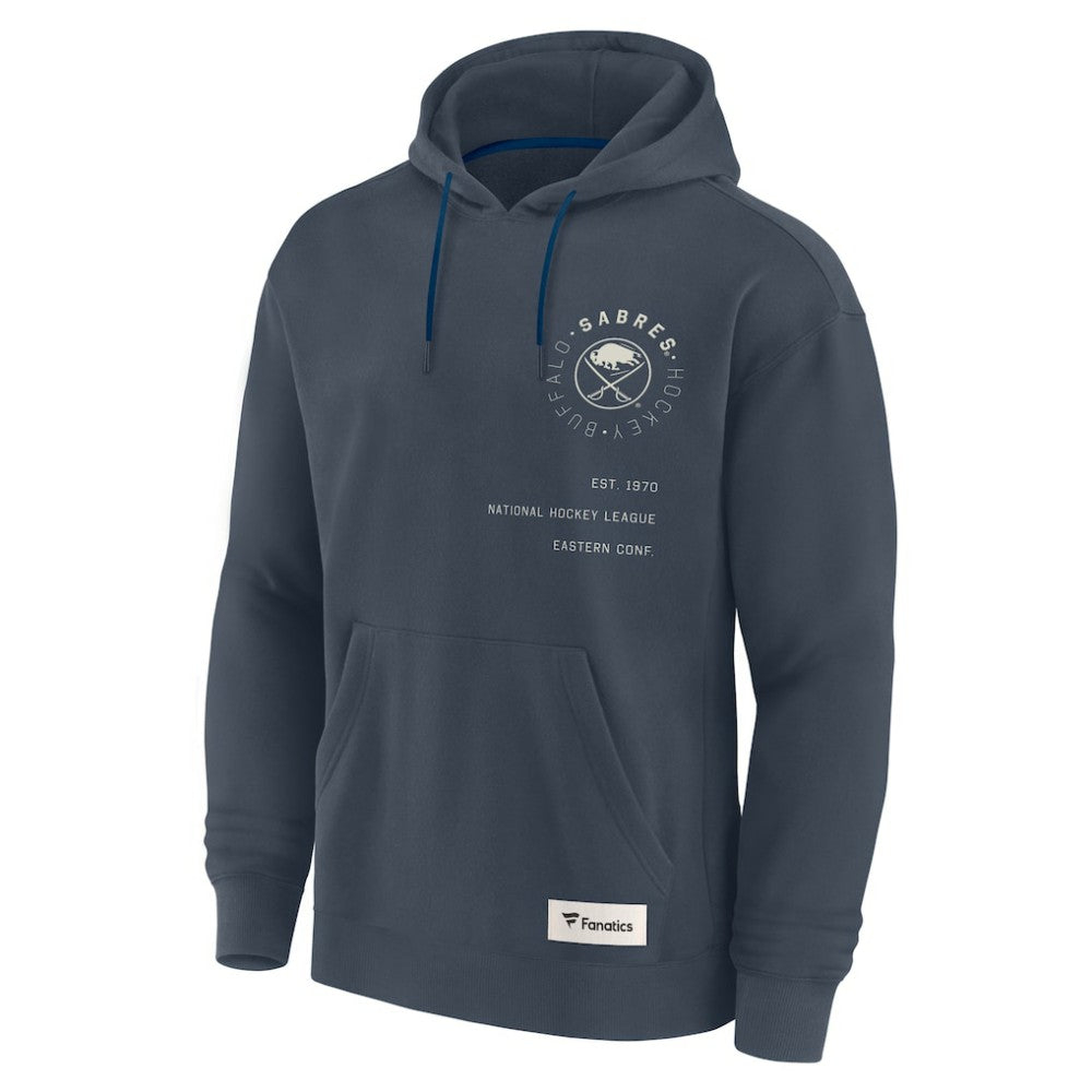 Buffalo Sabres Fanatics Future Ground Info Pullover Hoodie Navy