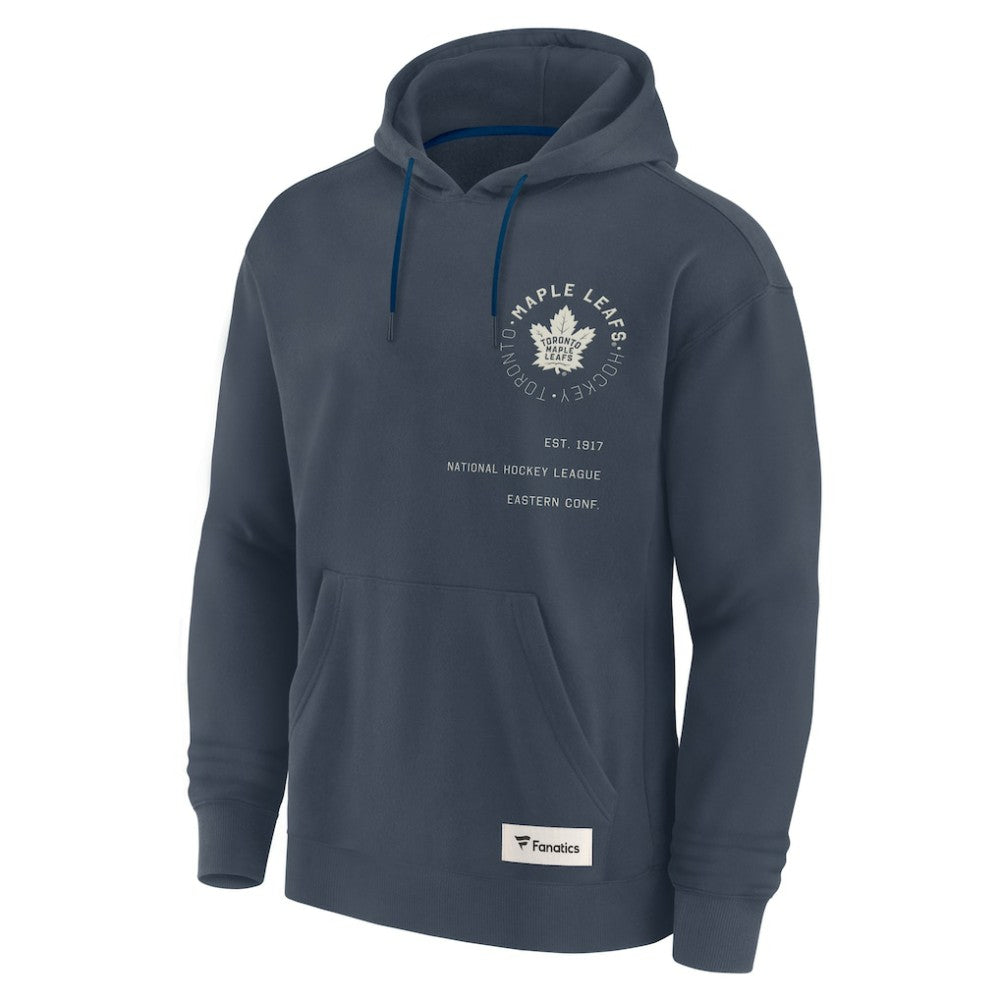 Toronto Maple Leafs Fanatics Future Ground Info Pullover Hoodie Navy