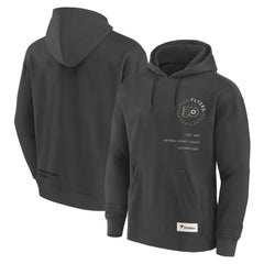 Philadelphia Flyers Fanatics Future Ground Info Pullover Hoodie Charcoal