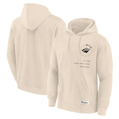 Minnesota Wild Fanatics Future Ground Info Pullover Hoodie Cream