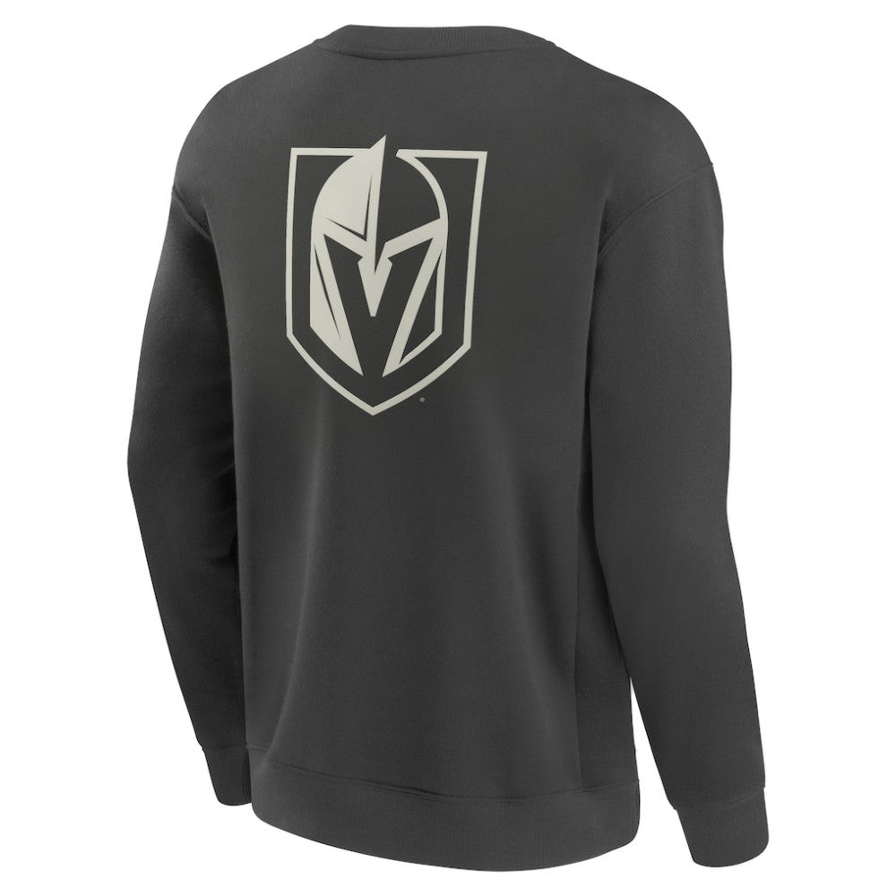 Vegas Golden Knights Fanatics Elements Future Ground Lettering Pullover Sweatshirt Charcoal