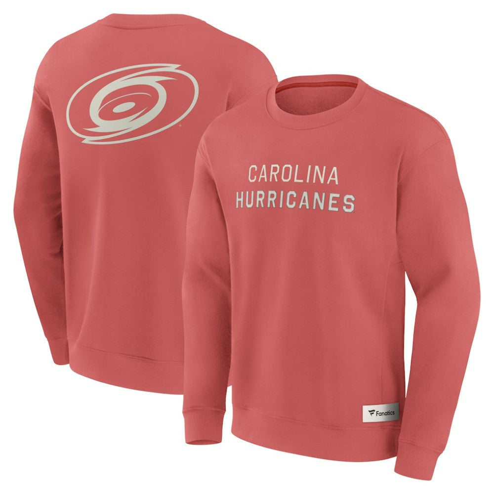 Carolina Hurricanes Fanatics Elements Future Ground Lettering Pullover Sweatshirt Red