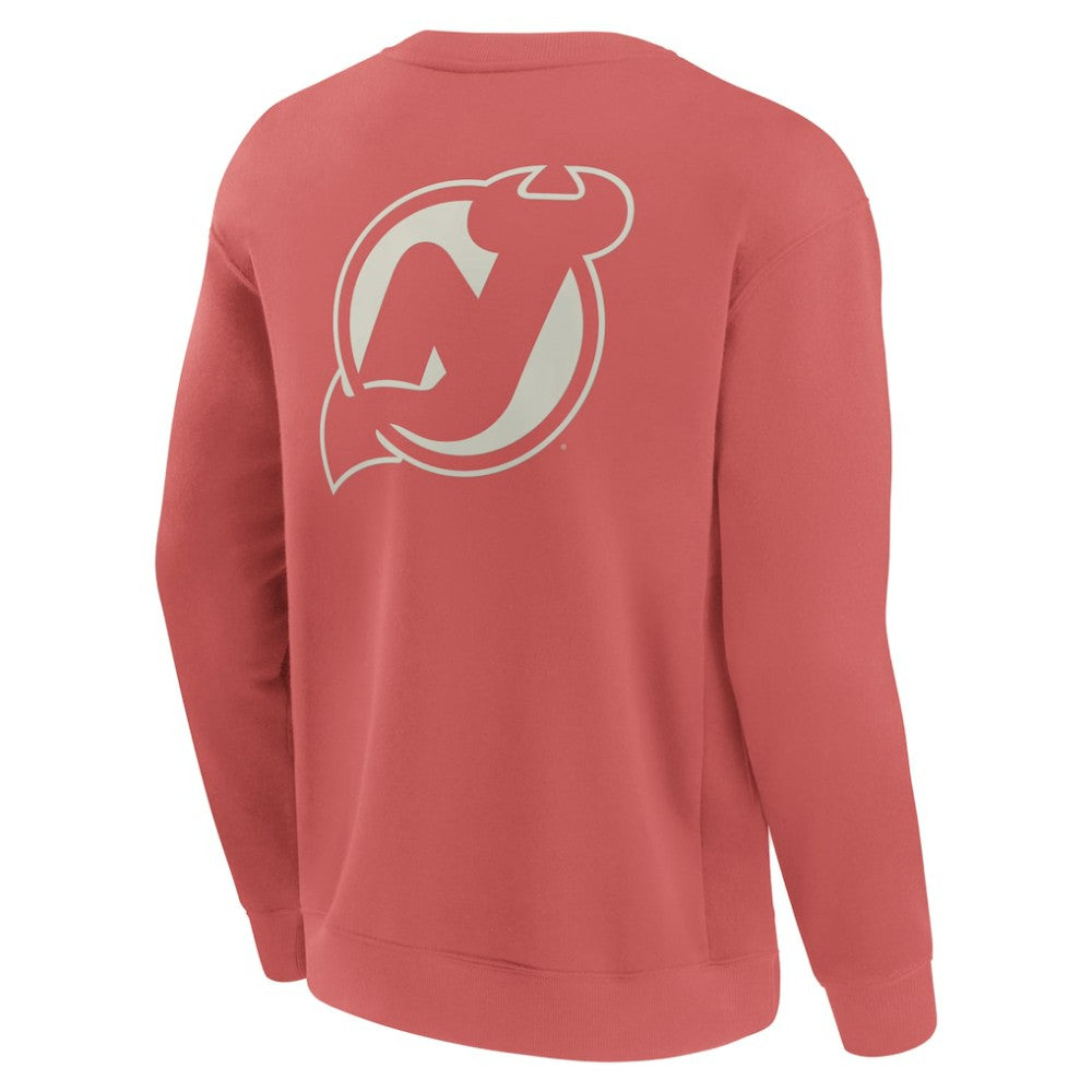 New Jersey Devils Fanatics Elements Future Ground Lettering Pullover Sweatshirt Red