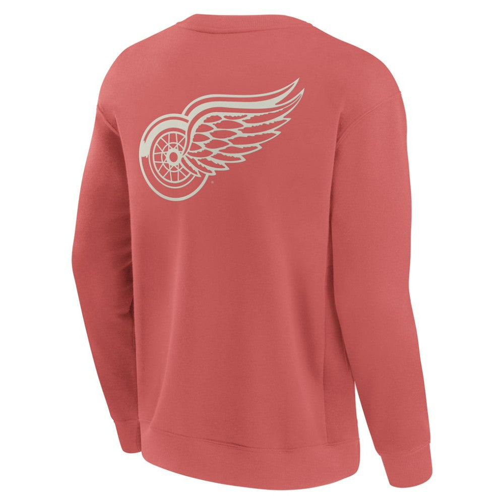 Detroit Red Wings Fanatics Elements Future Ground Lettering Pullover Sweatshirt Red