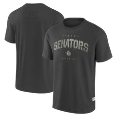 Ottawa Senators Fanatics Elements Weathered Tonal Future Ground T-Shirt Charcoal