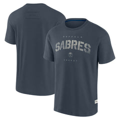 Buffalo Sabres Fanatics Elements Weathered Tonal Future Ground T-Shirt Navy