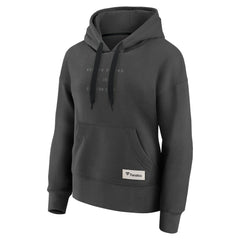 Boston Bruins Fanatics Women's Elements Future Ground Subtle Tonal Pullover Hoodie Charcoal