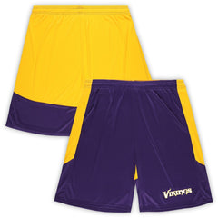 Minnesota Vikings Big & Tall Launch Shorts - Purple/Gold on sale