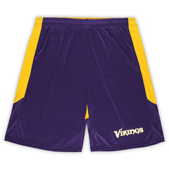 Minnesota Vikings Big & Tall Launch Shorts - Purple/Gold on sale