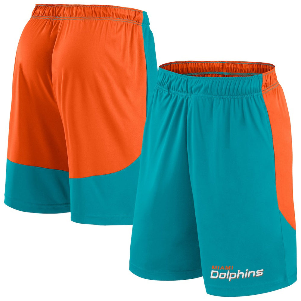 Miami Dolphins Big & Tall Launch Shorts - Aqua/Orange outlet