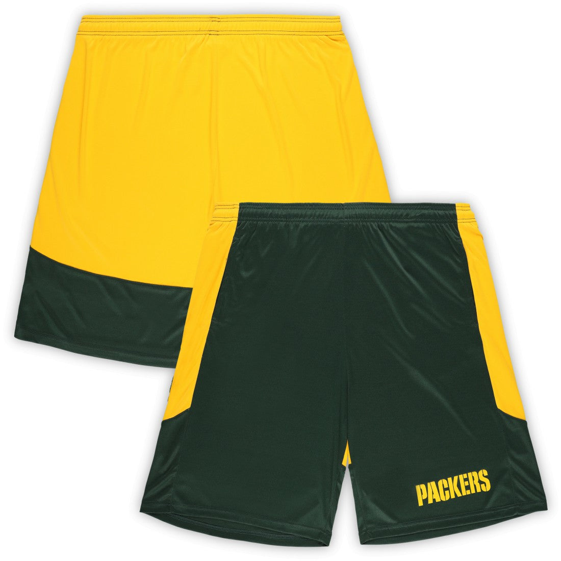 Green Bay Packers Big & Tall Launch Shorts - Green/Gold cheap