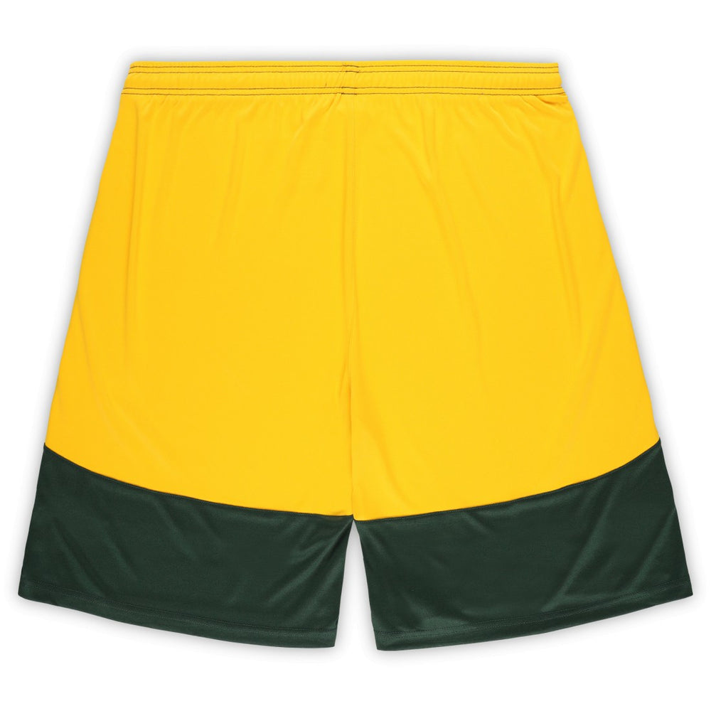 Green Bay Packers Big & Tall Launch Shorts - Green/Gold cheap