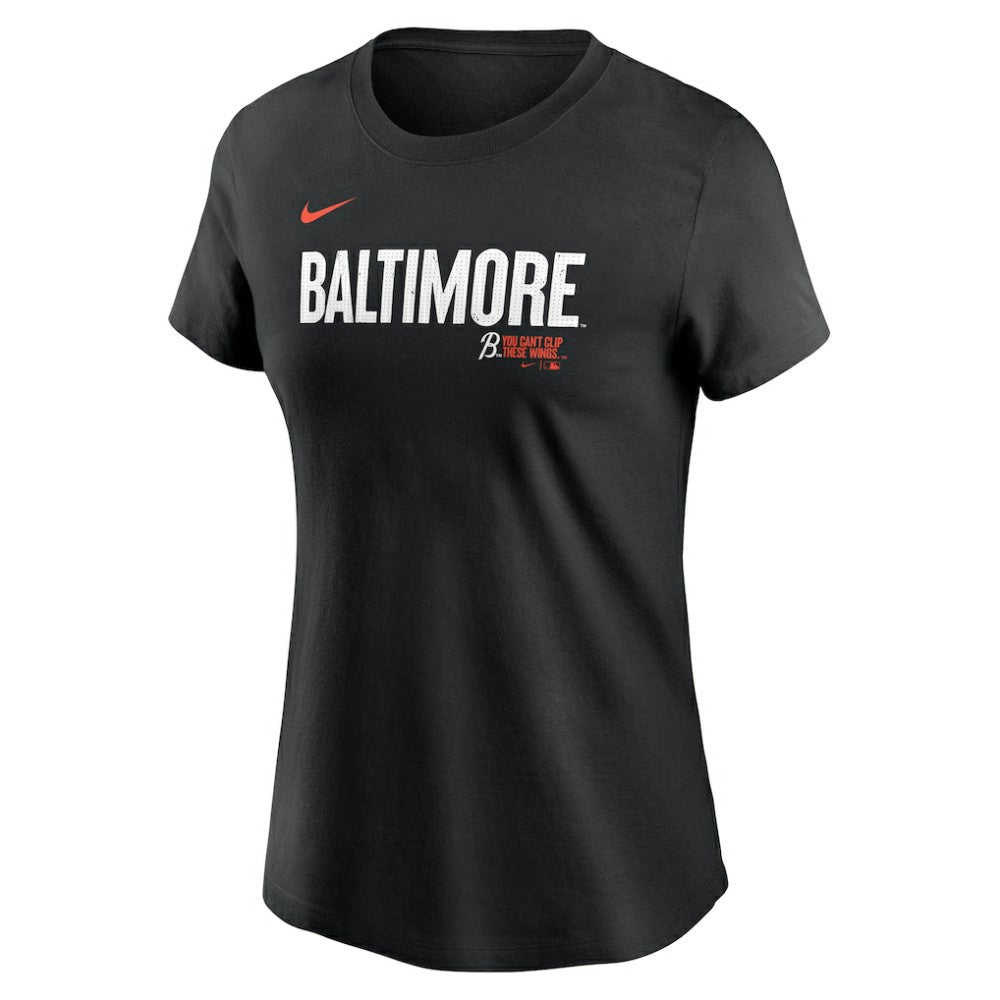 Gunnar Henderson Baltimore Orioles Women's 2024 City Connect Fuse Player Name & Number T-Shirt - Black | Nike