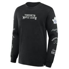 Toronto Maple Leafs Fanatics Boxed In Legacy Long Sleeve T-Shirt Black