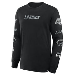 Los Angeles Kings Fanatics Boxed In Legacy Long Sleeve T-Shirt Black