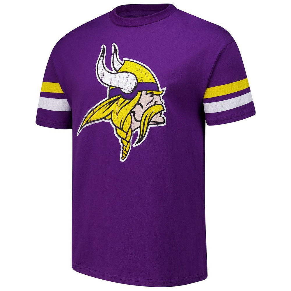 J.J. McCarthy Minnesota Vikings Majestic Threads Name & Number Oversized Fit T-Shirt - Purple for sale