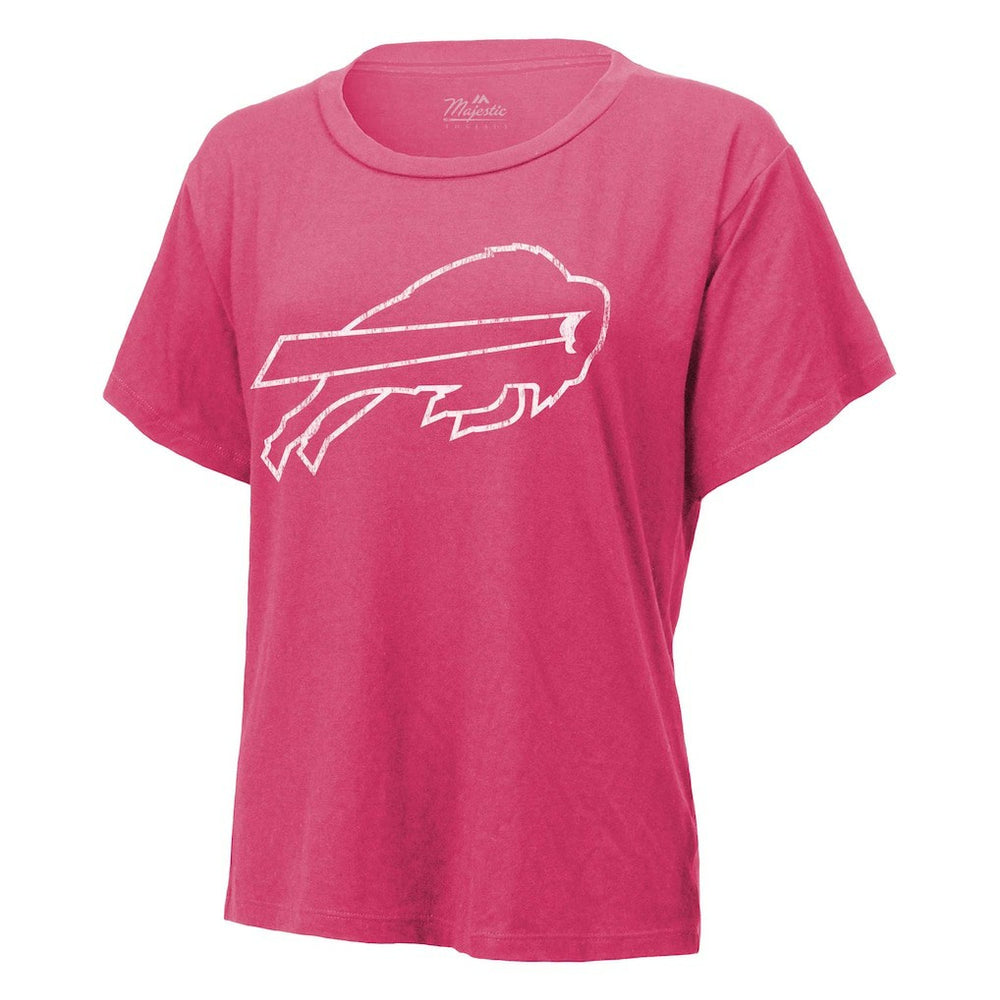 Keon Coleman Buffalo Bills Majestic Threads Women's Name & Number T-Shirt - Pink sale