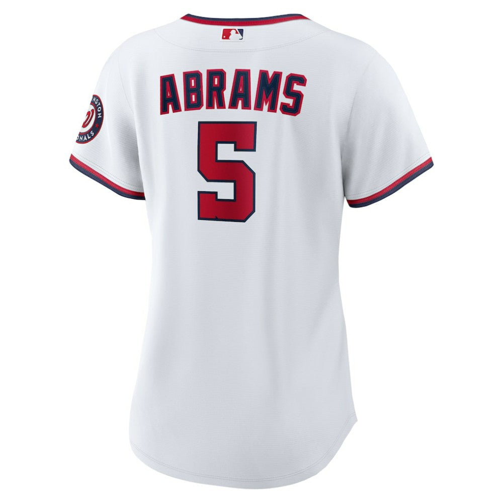 CJ Abrams Washington Nationals Women's Home Replica Player Jersey - White | Nike