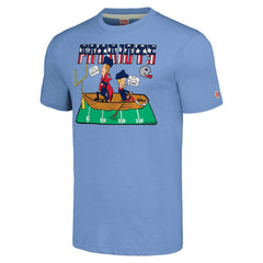 New England Patriots NFL x Homage x Beavis and Butt-Head Unisex Tri-Blend T-Shirt – Light Blue outlet