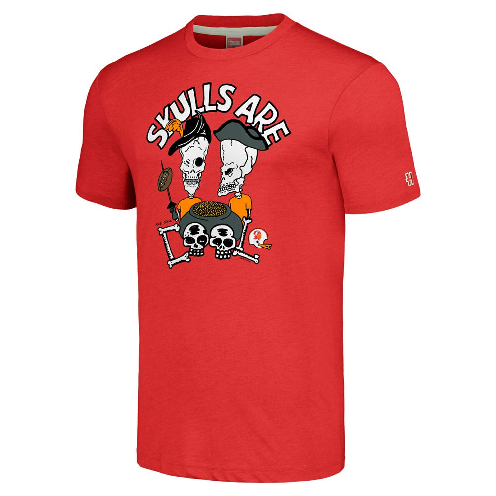 Tampa Bay Buccaneers NFL x Homage x Beavis and Butt-Head Unisex Tri-Blend T-Shirt – Red sale