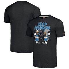 Carolina Panthers NFL x Homage x Beavis and Butt-Head Unisex Tri-Blend T-Shirt – Charcoal on sale