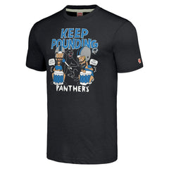 Carolina Panthers NFL x Homage x Beavis and Butt-Head Unisex Tri-Blend T-Shirt – Charcoal on sale