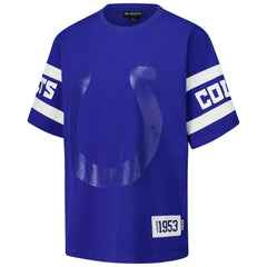 Indianapolis Colts The Wild Collective Women's Drop Shoulder T-Shirt - Royal discount