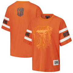 Cleveland Browns The Wild Collective Women's Drop Shoulder T-Shirt - Orange online