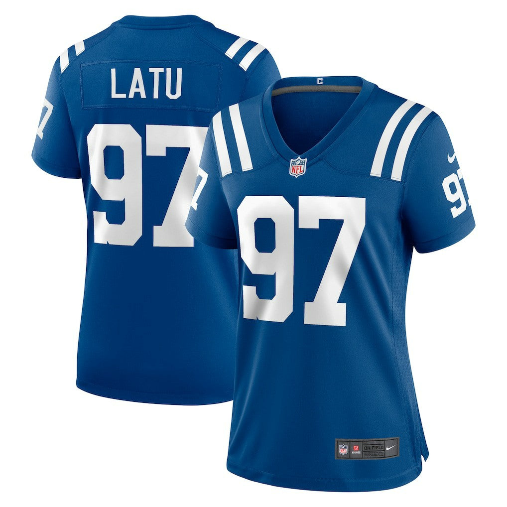 Laiatu Latu Indianapolis Colts Women's Game Jersey - Royal | Nike discount