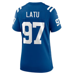 Laiatu Latu Indianapolis Colts Women's Game Jersey - Royal | Nike discount