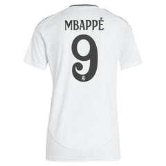 Kylian Mbappé Real Madrid Women's 2024/25 Home Replica Player Jersey - White | Adidas on sale