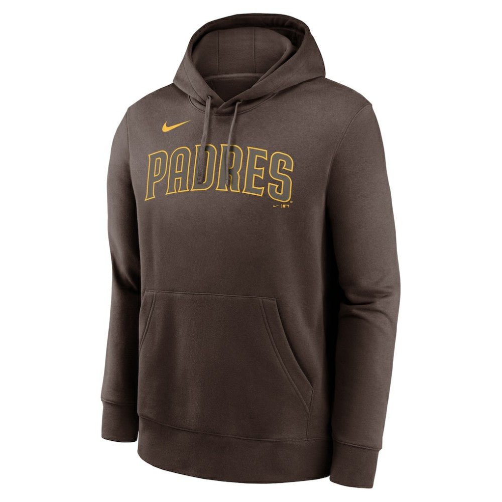 Fernando Tatis Jr. San Diego Padres Player Name & Number Club Fleece Pullover Hoodie - Brown | Nike