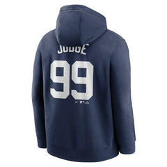 Aaron Judge New York Yankees Player Name & Number Club Pullover Hoodie - Navy | Nike