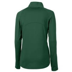 New York Jets Cutter & Buck Women's Primary Logo DryTec Adapt Eco Knit Stretch Recycled Raglan Half-Zip Top - Hunter Green cheap