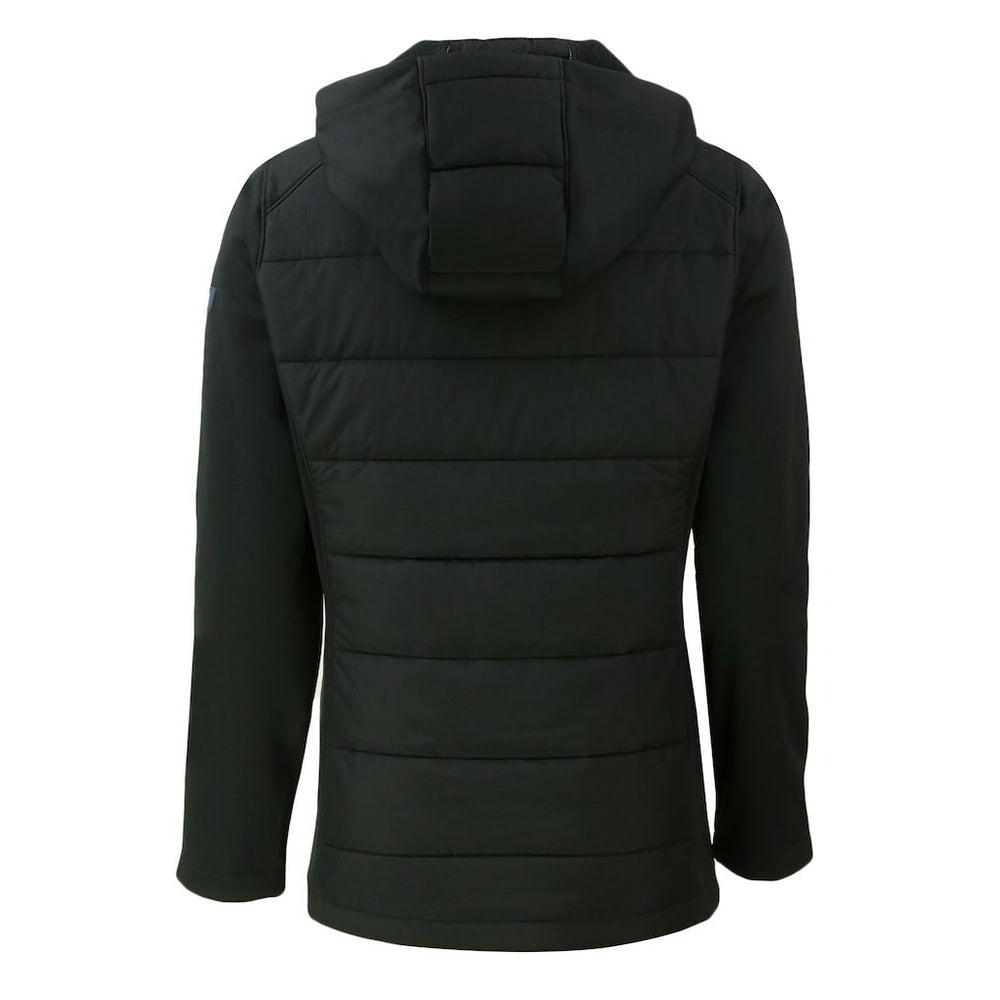 New York Jets Cutter & Buck Women's Primary Logo Evoke Hybrid Eco Softshell Recycled Full-Zip Hoodie Jacket - Black discount