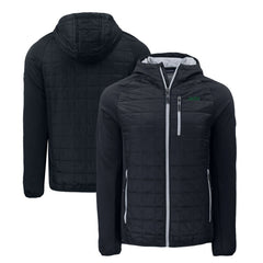New York Jets Cutter & Buck Primary Logo Rainier PrimaLoft Eco Full-Zip Hybrid Jacket - Black discount