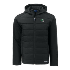 New York Jets Cutter & Buck Big & Tall Helmet Evoke Hybrid Eco Softshell Recycled Full-Zip Hoodie Jacket - Black sale